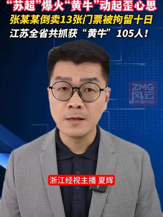 包含江苏公安抓获苏超倒票黄牛105人已成立工作专班集中打击的词条